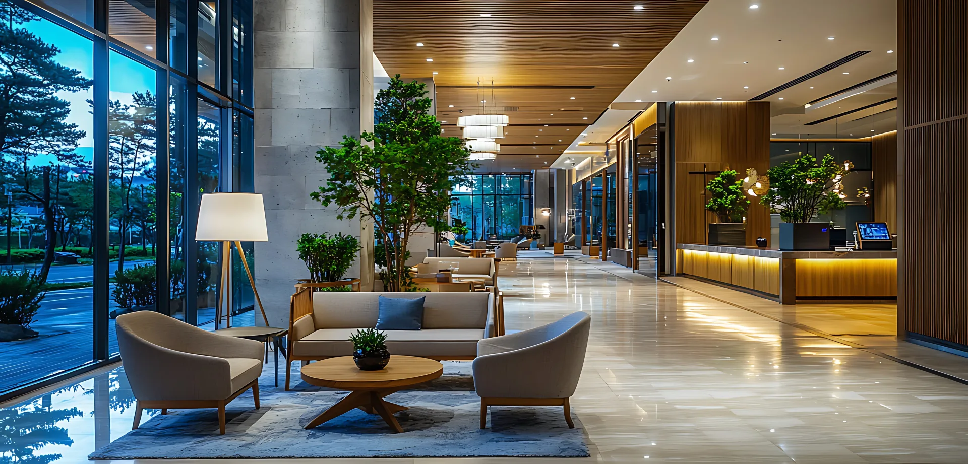 Hotel lobby